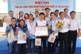 Hội thi Bàn tay vàng công nhân ngành Cấp nước Thành phố Hồ Chí Minh - SWIC đạt giải Bàn tay vàng ngành nước